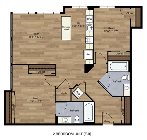 Two Bedroom Two Bath